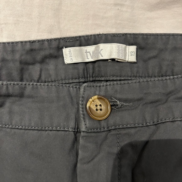 Twik Grey khakis gently worn size 13 - Picture 2 of 2